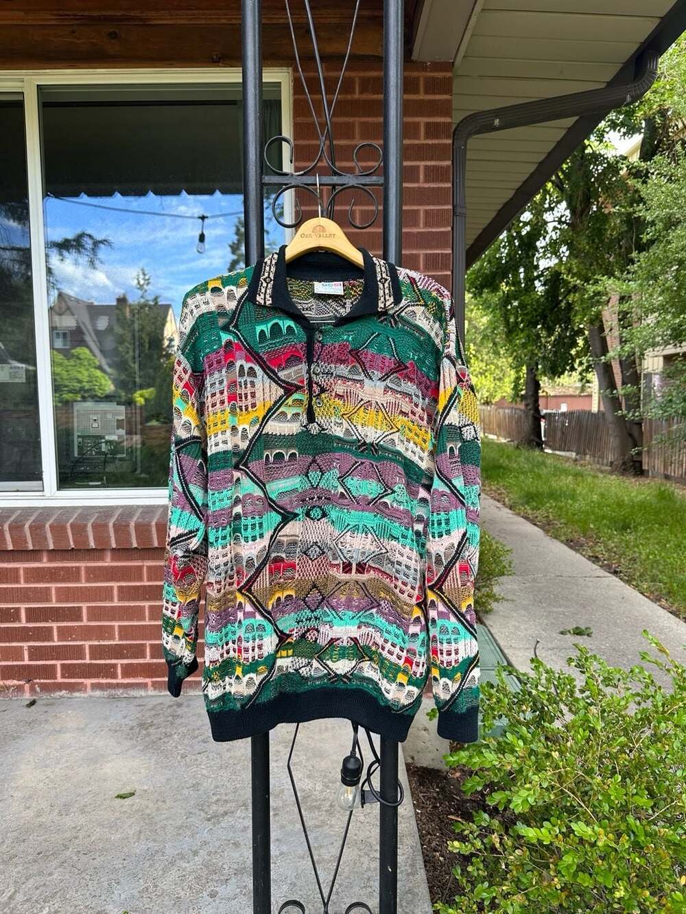 Rare Vintage Coogi Australia 100% Mercerised Cotton Sweater XL MINT